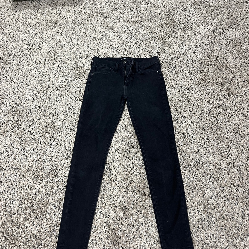 Express ankle jeggings, mid rise.